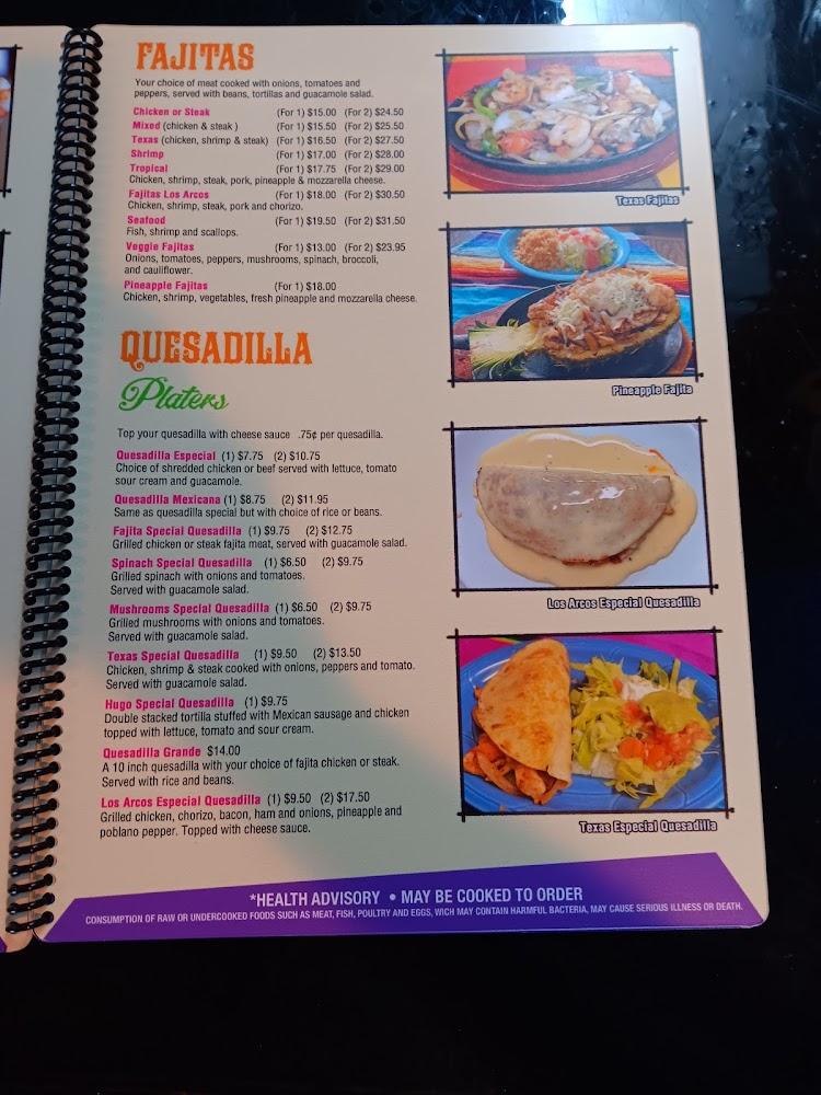 Los Arcos Mexican Restaurant Menu image 3